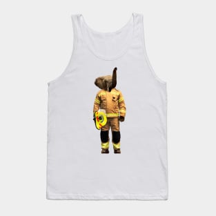 Elephant Firefighter Tank Top